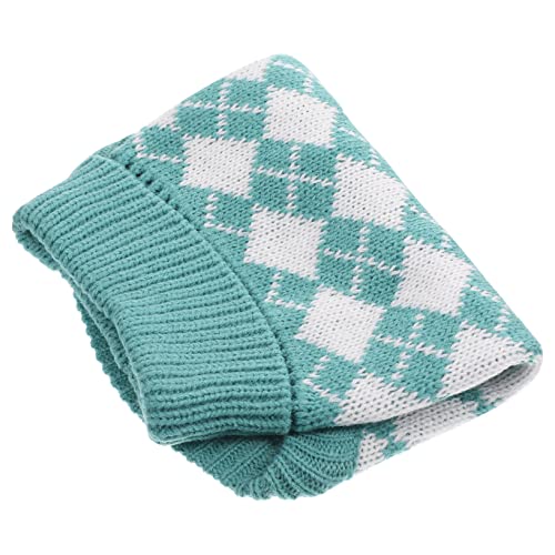 NUSITOU Hundepullover hundepulli Hunde Pulli Dog Clothes Welpen-Hoodie-Jacke Winterpullover für Hunde Warmhaltende Kleidung für Haustiere Winterkleidung für Haustiere Acryl Green von NUSITOU