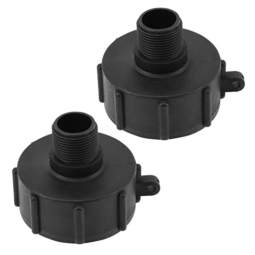 NUSITOU IBC Tankadapter Wasserbehälter Adapter Für IBC Tanks IBC Tank Zubehör Passend Für S60*6 Ideal Für Wasseranschlüsse Und Gartennutzung von NUSITOU