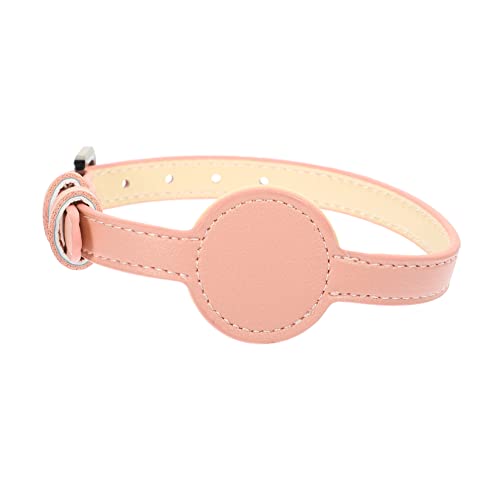 PET-Pu-Kragen katzenhalsband Katzen Choker pink Ornament Halsband für Haustier Anti-verlorener Tracer-Kragen Kratzfest Dekorationen Tracking-Gerät Krawatten schmücken von NUSITOU