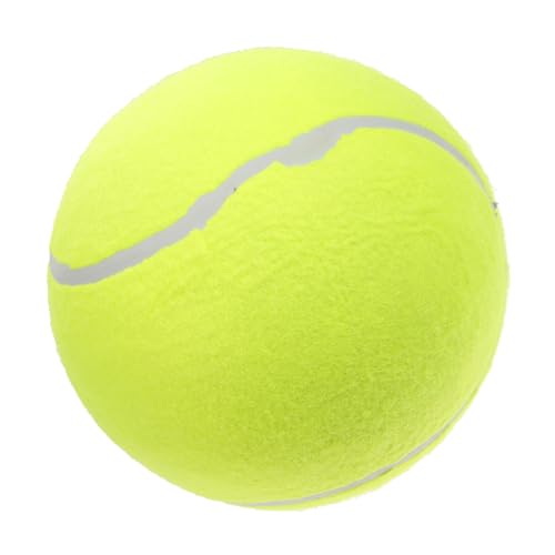 NUSITOU Riesen Tennisball Für Hunde Großer Spielball Aus Strapazierfähigem Material Ideales Hundespielzeug Für Freizeit Und Beschäftigung Perfekt Für Aktives Im Freien von NUSITOU