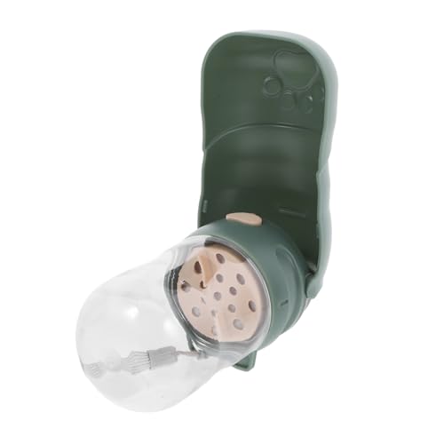 NUSITOU Portable Hundewasserflasche Für Unterwegs Faltbare Trinkflasche Für Hunde Ideal Für Outdoor Aktivitäten Leicht Und Handlich Grünes Design Perfekte Größe Für Reisen Und von NUSITOU