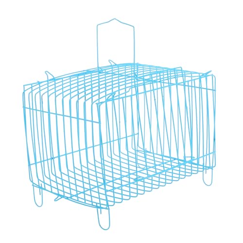 NUSITOU Tragbarer Vogeltragekäfig Aus Metall Reisevogelkäfig Für Die Sichere Aufbewahrung Von Vögeln Ideal Für Transport Und Ausflüge Geeignet Für Papageien Und Wellensittiche von NUSITOU