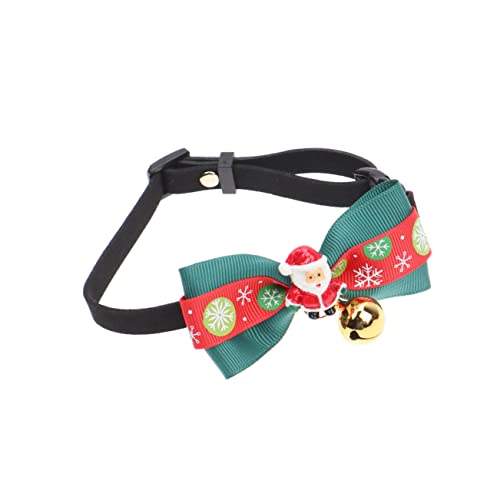 NUSITOU Weihnachtliches Haustierhalsband Mit Schleife Und Glöckchen Kreatives Einfaches Halsband Für Katze Kätzchen Und Hund Größe Festliche Tieraccessoires Für Die von NUSITOU