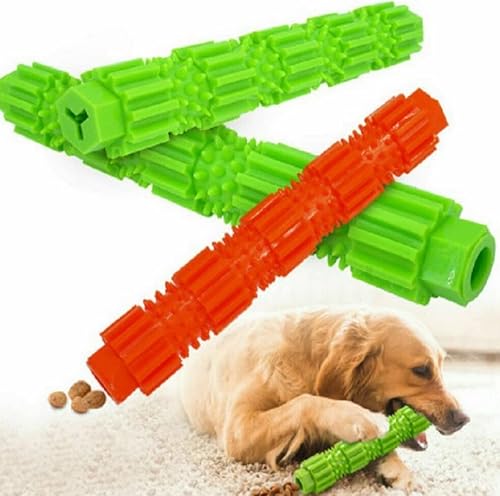 NUXIE Zahnbeißring Zahnbürste Hundespielzeug 17,5cm von NUXIE