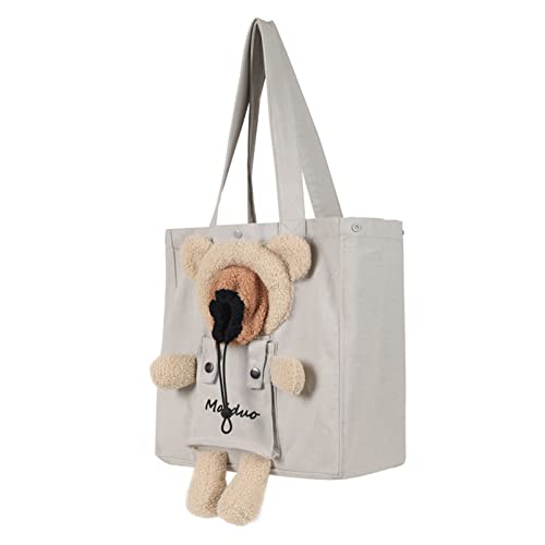 Cat-in-bag Comfort for Puppy Carry Bag Breathable Head-Out Shoulder Cartoon Bear themed Shoulder Bag von NVOQILIN