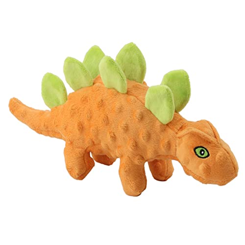 NVOQILIN Dinosaurier-Hundespielzeug, das grunzt, für kleine, mittelgroße und große Hunde, langlebiges Plüsch-Spielzeug zum Drücken von NVOQILIN
