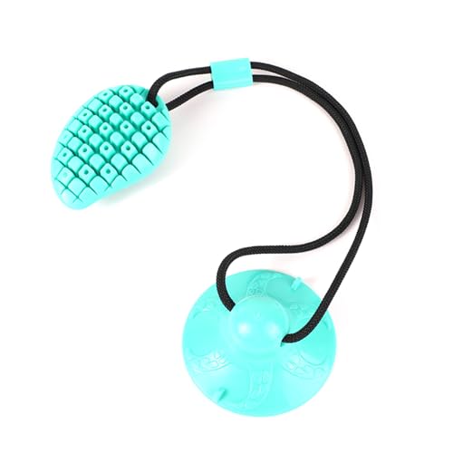 NVOQILIN Interaktives Hundespielzeug zur Zahnreinigung Saugnapf Leckage Futter Slow Feeder Puppy Molar Rod Indoor Entertainment Spielzeug von NVOQILIN