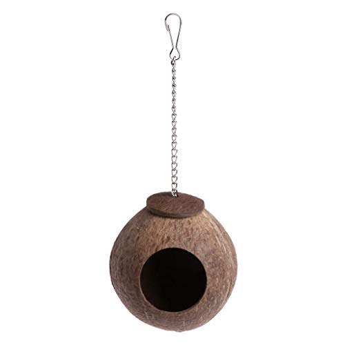 NVOQILIN Natural for ird t House Cage Feeder Toy with Hanging Lanya von NVOQILIN