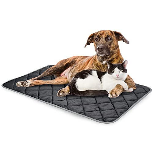 NWK Selbstwärmende Thermomatte für Haustiere, Körperwärme-reflektierend, Haustierbett-Matte für Katzen und Hunde, waschbar, für Sofa, Kiste, Zwinger und Autositz (Größe XL: 71 x 114 cm) von NWK