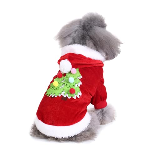 NYCEMAKEUP Mehrere Arten Weihnachten Halloween Haustier Kostüm mit Hut Set Katze Hunde Pullover Warm halten Overall für Haustier Cosplay Party von NYCEMAKEUP