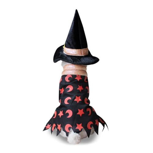 NYCEMAKEUP Mehrere Arten Weihnachten Halloween Haustier Kostüm mit Hut Set Katze Hunde Pullover Warm halten Overall für Haustier Cosplay Party von NYCEMAKEUP