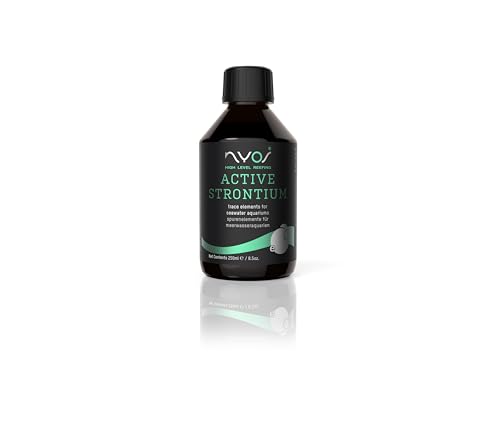 NYOS® Active Strontium - Spurenelementemix zur Festigung des Korallenskelett & Wachstumsschub, Meerwasseraquarium, 250ml von NYOS