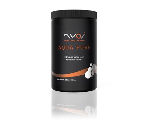 NYOS® Aqua Pure Mischbettharz 1000ml - Premium Wasserreiniger für Aquarien, Entfernt Silikate, Nitrate etc. von NYOS