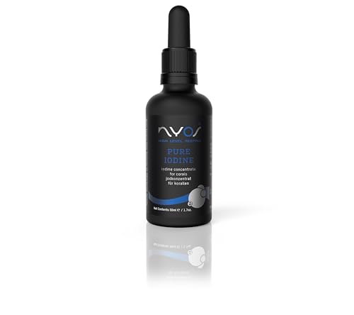 NYOS® Pure Iodine - Konzentrierter Spurenelementemix mit elementarem Jod, Intensiver Farbschub für Korallen, 50 ml von NYOS