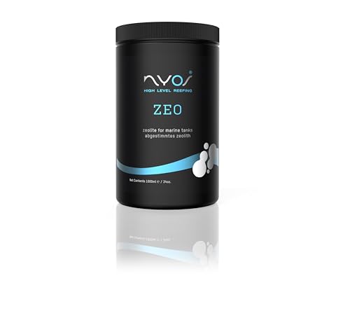 NYOS® ZEO - Premium Zeolith Aquarium Filtermaterial, Silikatentferner, Natürliches Filtermedium, 1000 ml von NYOS