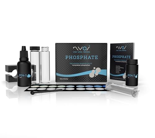 NYOS® Reefer Phosphat Testkit - Hochpräziser Phosphattest für Meerwasser, 50 Tests, Laborqualität von NYOS