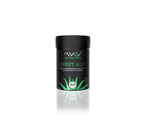 NYOS® Sweet Aloe Bio-Softgranulat mit Aloe Vera für Zierfische, 120ml/70g von NYOS