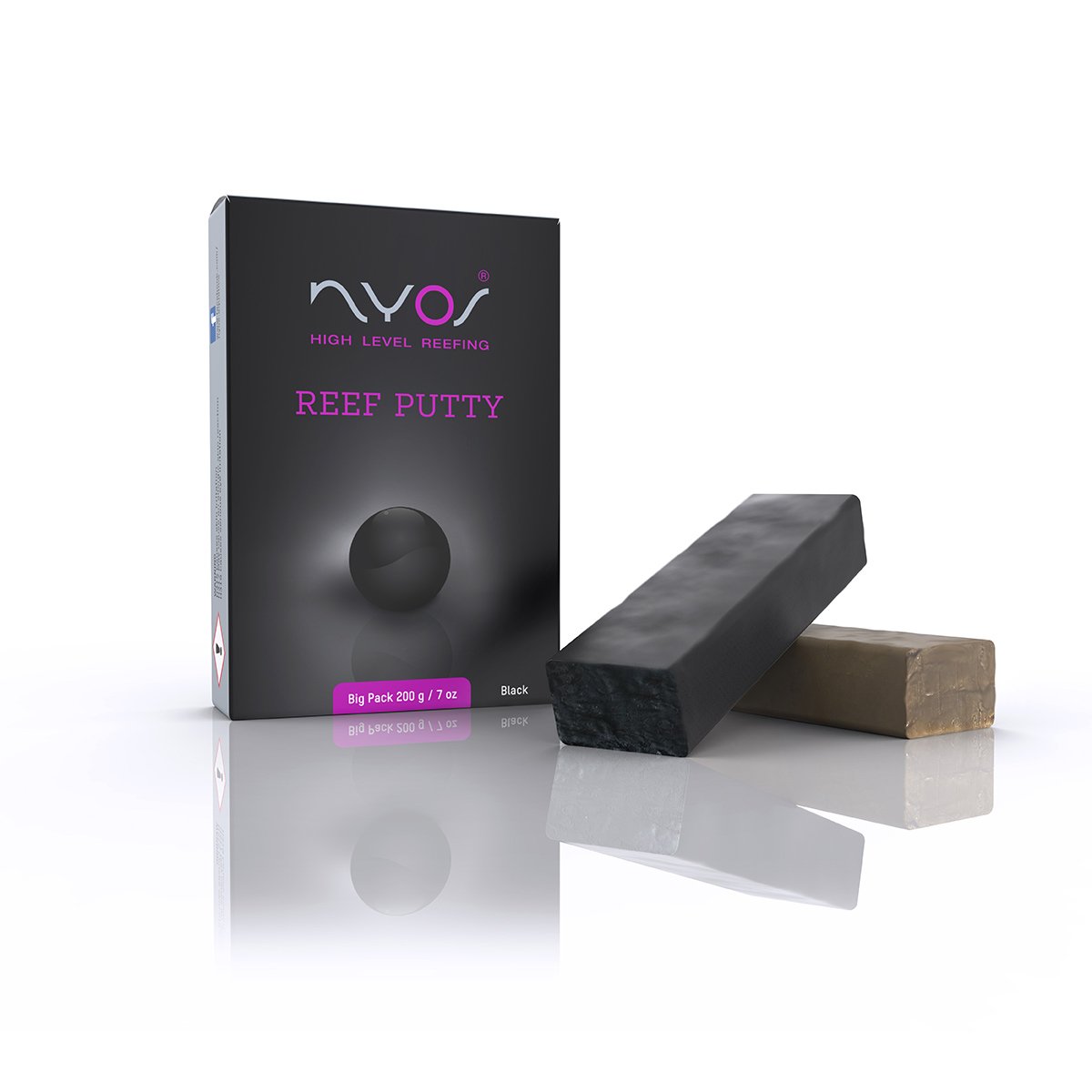 Nyos Reef Putty Korallenkleber 200g Black von NYOS