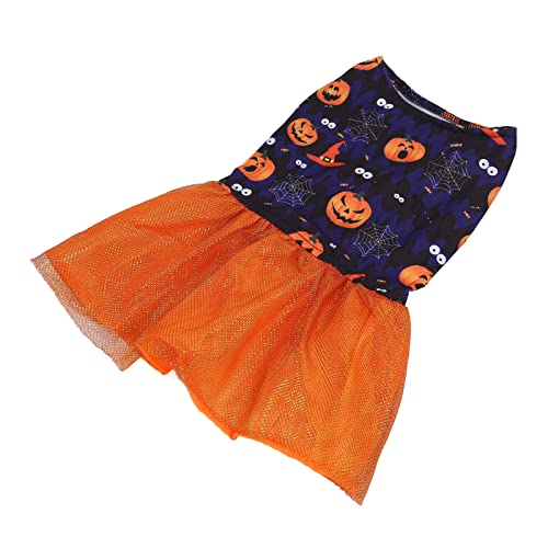 Halloween-Hundekostüm, Haustier-Halloween-Kleid, hautfreundlich, niedliches, leichtes einteiliges Hundekostüm für Welpen-Party-Urlaub (XL) von NYSUZHOUJI