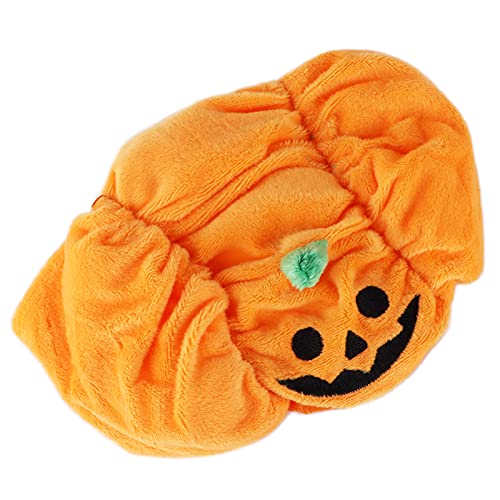 Haustier-Halloween-Kürbishut, weiche, versöhnliche Katze, Halloween-Kopfbedeckung, zuverlässiges Material für kleine Haustiere, Cosplay von NYSUZHOUJI