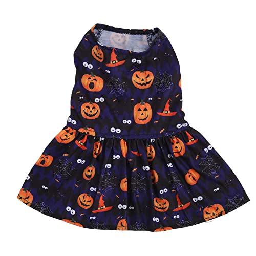 Hunde-Halloween-Kostüm, Hundekleidung, Haustier-Halloween-Rock, helle Farben, niedlich, weich, bequem, dehnbar, modisches Welpenkleid für kleine Hunde (L) von NYSUZHOUJI