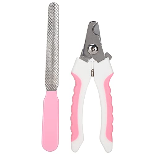 NYSUZHOUJI Edelstahl Pet Nagel Clippers Polierer Trimmer mit Nagelfeile Schönheitswaschkit für Katzen Hunde Pflege von NYSUZHOUJI