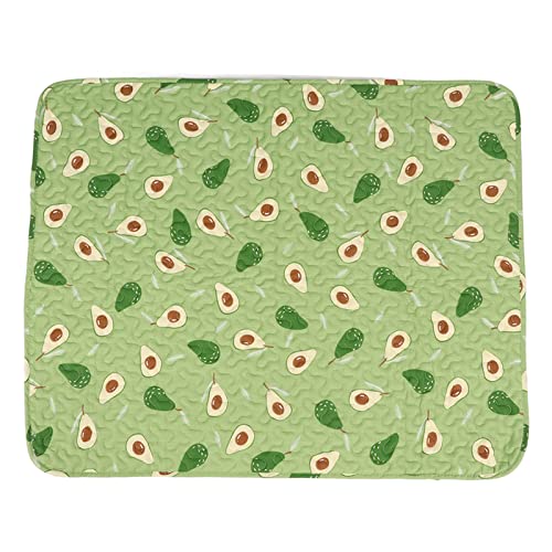 NYSUZHOUJI Haustierschlafmatte weiche Baumwolle absorbierende warm bequem Bequeme Schlupfmatte für Hunde Katzen Katzen (Avocado) von NYSUZHOUJI