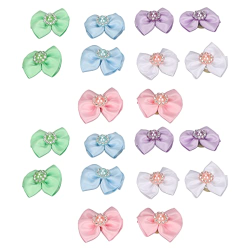 NYSUZHOUJI Pet Bow Band süßes kleines Haar Accessoire Hundepflege Topknicks für Welpenkatzen Kaninchen von NYSUZHOUJI