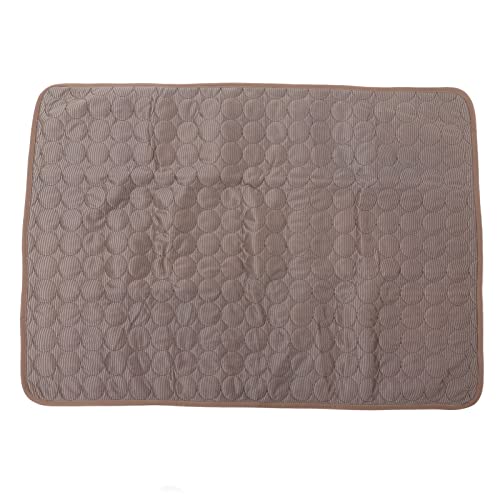 NYSUZHOUJI Pet Ice Pad Atmungsfreie Ableitungskissen Kühlmatte Matten Katzen EIS Seidenpolster tragbar (L) von NYSUZHOUJI