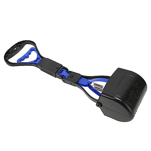 NYSUZHOUJI Pet Pooper Scooper hohe Stärke robuster Klappgriff Langer Griff tragbarer Hundekot Scooper leicht zu waschen für den Outdoor (Blau) von NYSUZHOUJI