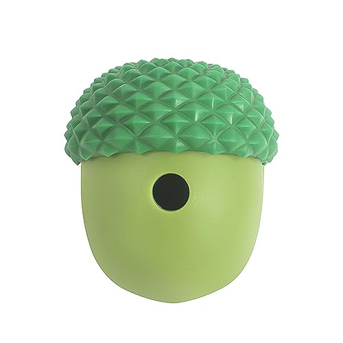 Tierfutterausgabe, interaktiver Puzzleball, langsam fütterndes Hundespielzeug zur Unterhaltung (Peacock Green with Dark Green) von NYSUZHOUJI