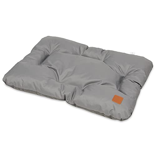 NYVI Hundekissen NYVIPet Morti 73x53 cm Grau - Schmutz- und Fleckenabweisend - Hundebett Hundematte Für Mittlere & Große Hunde - Höchster Liegekomfort, Oeko-TEX von NYVI