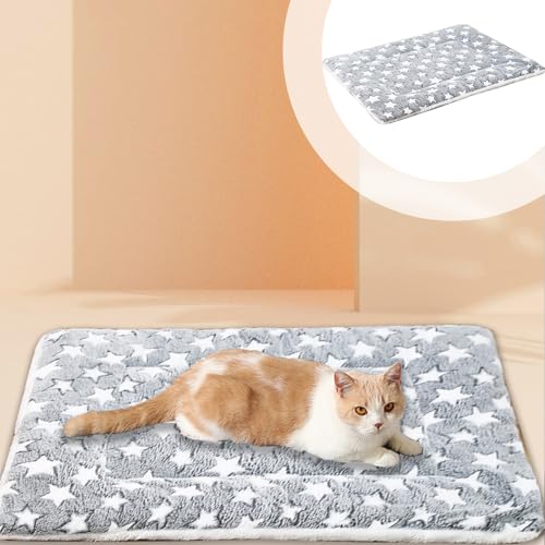 NZDFH Hundebett Hundedecke 49x32cm, Schlafmatte für Haustiere für 4 Jahreszeiten für Katzen und Hunde Aller Größen Weiche Schlafmatte für Haustiere von NZDFH