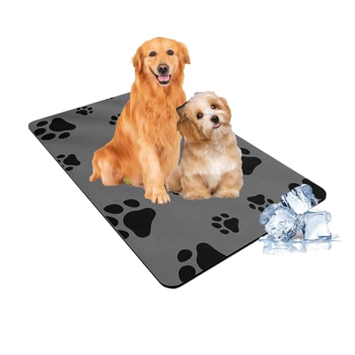 NZDFH Kühlmatte Hund Kühlmatte Katze 40x60cm, Katzen Kratzt Großflächig Schleifen Kralle, Hund und Katzen Spielzeug Kühlmatte Hund Katzen Hundebett Hundedecke von NZDFH