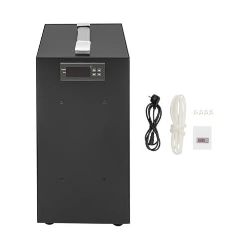 NaMaSyo Aquarium Wasserkühler 40L Aquarium Chiller Kühlsystem 150W Industrieller Refrigeration Lüfter Wasserkühler Kühlgerät mit LCD Display für Quallen-Wasserpflanzen Korallenkristall von NaMaSyo