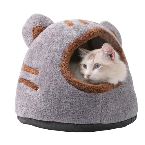 Naisicatar Katzenbett, Katzenbetthöhle, Katzenbetten für Innenkatzen, Katzenhöhle, Katzen -Iglu, Katzenhaus, Kätzchenbett von Naisicatar