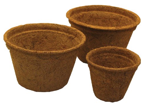 Namiba Terra 0509 CocoBasket, 3 Kokosfasertöpfe small medium und large, 3-er Kombi Set von Namiba Terra