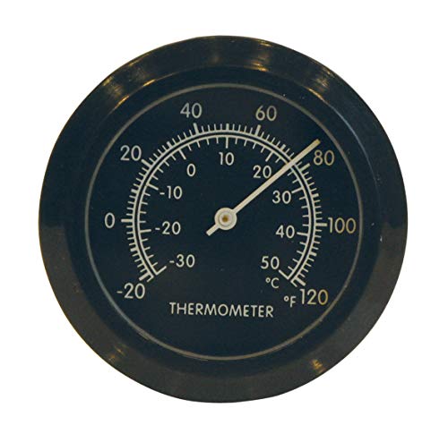 Namiba Terra 0710 Mini Thermometer. Analog, Rund 38 mm, S, Schwarz von Namiba Terra