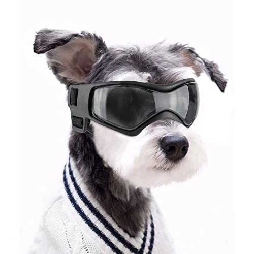 NAMSAN Augenschutz für Hunde, Sonnenbrille, einfach anzubringen, stylisch, für kleine/mittelgroße Hunde von Namsan