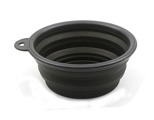 Namsan Haustier Futternapf, Faltbar Reisenäpfe Schüssel Tragbare Hundenapf Katzennapf Fütterung Wassernapf Silikon Dog Bowl - 1 Stück von Namsan