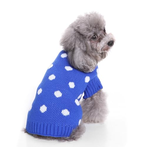 Namzi Hundebekleidung für Hunde, weich, dick, warm, Winter-Welpenpullover für Hunde (A56, M) von Namzi