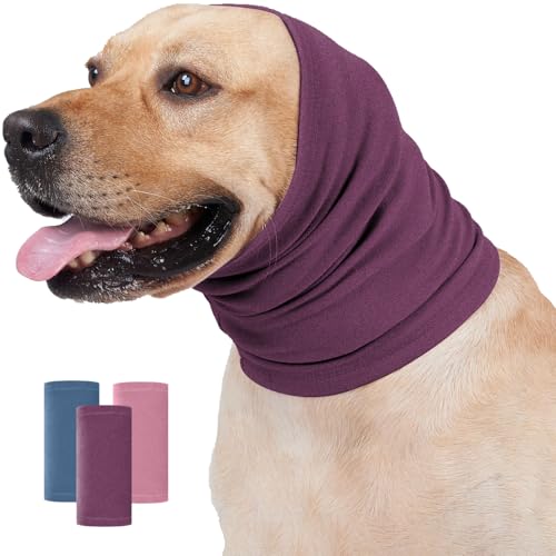 Nanaki Beruhigender Hunde-Kapuzenpullover für Hunde, Ohrenschutz, Feuerwerk, Ohrenschützer, Hunde-Verziehung, Angstlinderung, Hämatom-Ohrwickel, Hundekopfbedeckung, Fellpflege und Trocknung des Hundes von Nanaki