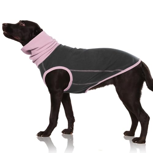 Nanaki Hunde-Rollkragen-Sweatshirt, Fleece-Weste, Pullover, elastische Hunde-Fleecejacke, Weihnachts-Outfit, Hunde-Pyjama, Kontrastfarbe, warmer Hundepullover, Winter-Hunde-T-Shirt für kleine, von Nanaki