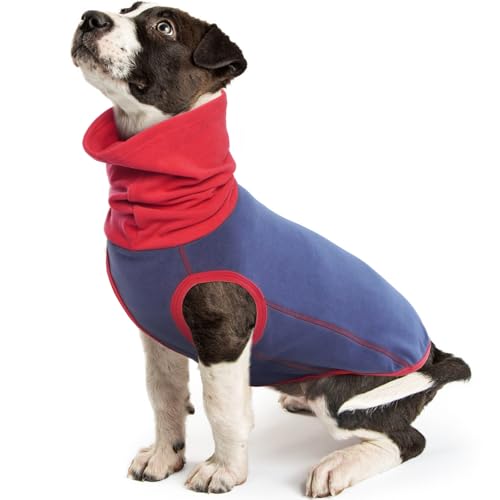 Nanaki Hunde-Fleece-Hemd, Rollkragen-Sweatshirt, Hunde-Fleeceweste, Pullover, elastische Hunde-Fleecejacke, Weihnachts-Outfit, Hunde-Pyjama, warmer Hundepullover, Winter-Hunde-T-Shirt für kleine, von Nanaki