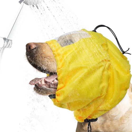 Nanaki Verstellbare Hundeohrabdeckungen für Badewanne, Duschhaube, wiederverwendbar, wasserdicht, Ohrenschutz für Hunde, Hundeohrenschutz für Bad, Hundebad, Ohrenschutz, Ohrenschutz für Hunde, Baden, von Nanaki