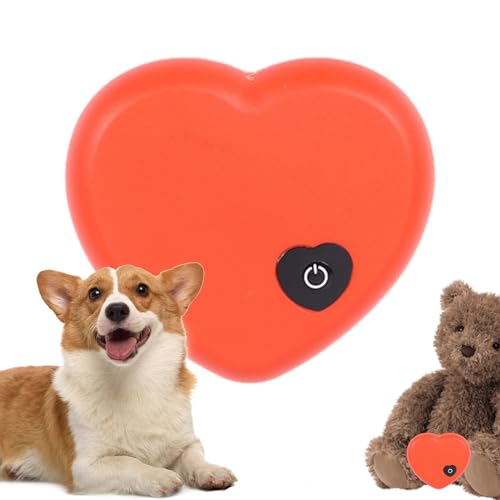 Nankoyal Heartbeat-Ersatz | Beruhigender Herzschlag-Spielzeugersatz, realistisch | Tragbares Hunde-Herzschlagspielzeug, beruhigendes Welpenspielzeug, langlebiges Hundespielzeug für Katze, Kätzchen, von Nankoyal