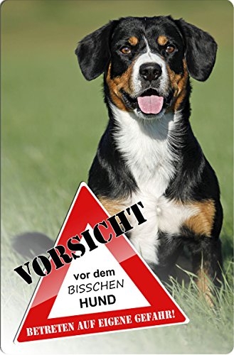 Nanyuk +++ Appenzeller Sennenhund - Metall Warnschild Schild Hundeschild Sign - AZS 03 T3 von Nanyuk