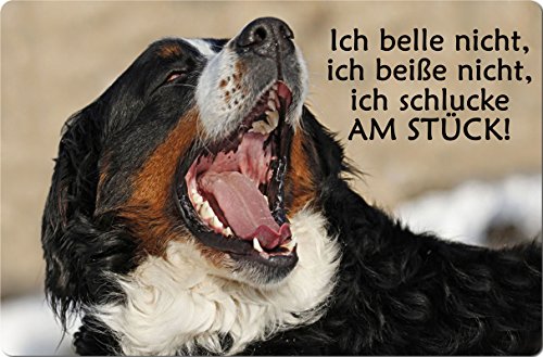 Nanyuk +++ Berner Sennenhund - Metall Warnschild Schild Hundeschild Sign - BNS 08 T11 von Nanyuk