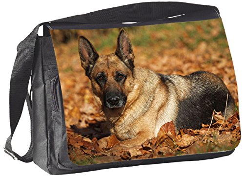 Nanyuk +++ Deutscher SCHÄFERHUND - COLLEGETASCHE Tasche UMHÄNGETASCHE Schultertasche - DSH 07 von Nanyuk