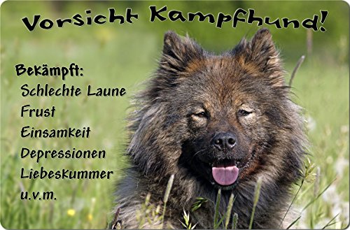 Nanyuk +++ Eurasier - Metall Warnschild Schild Hundeschild Sign - EUR 06 T13 von Nanyuk